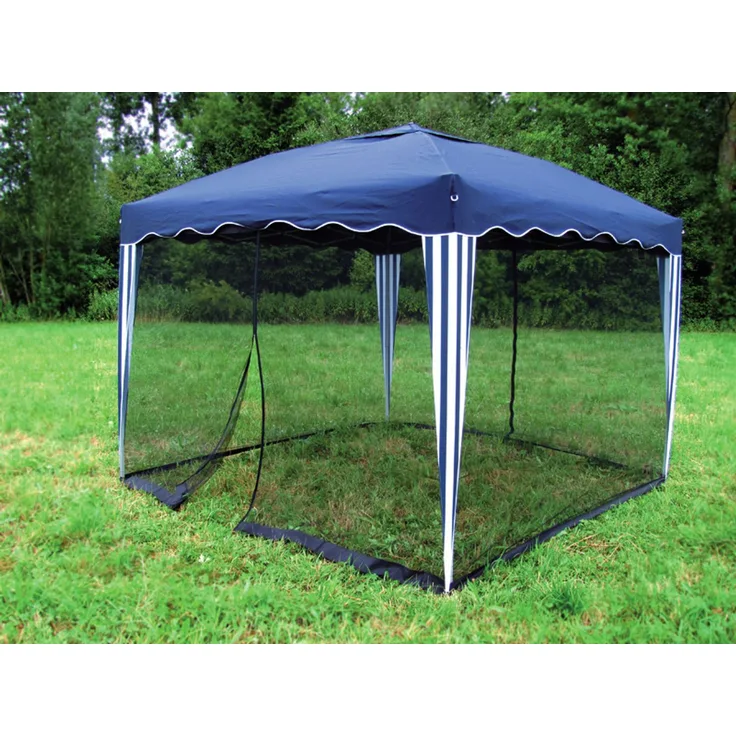 Rundum Moskitonetz für Pavillon 3x3m Insektenschutz Faltpavillon Gartenpavillon
