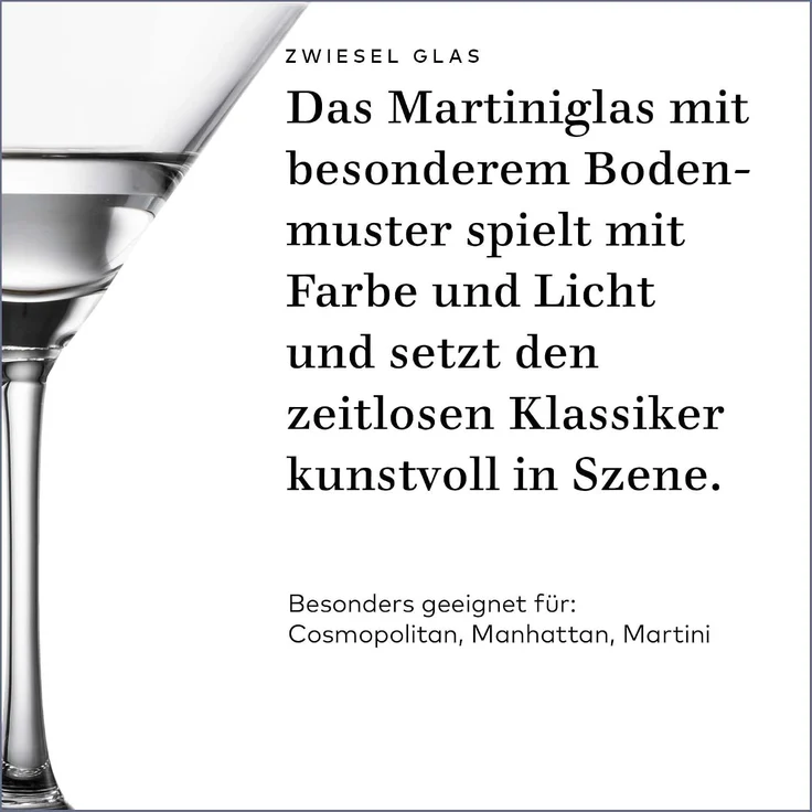 Zwiesel Glas ECHO Martiniglas 166 ml 4er Set – Bild 10