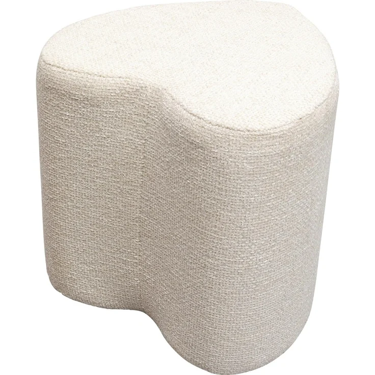 KARE Design Hocker Lovely, Creme, Sitzhocker, Ablage, Herzform, Wohnzimmer, Flur, 36 x 34 x 35 cm (H/B/T) – Bild 4