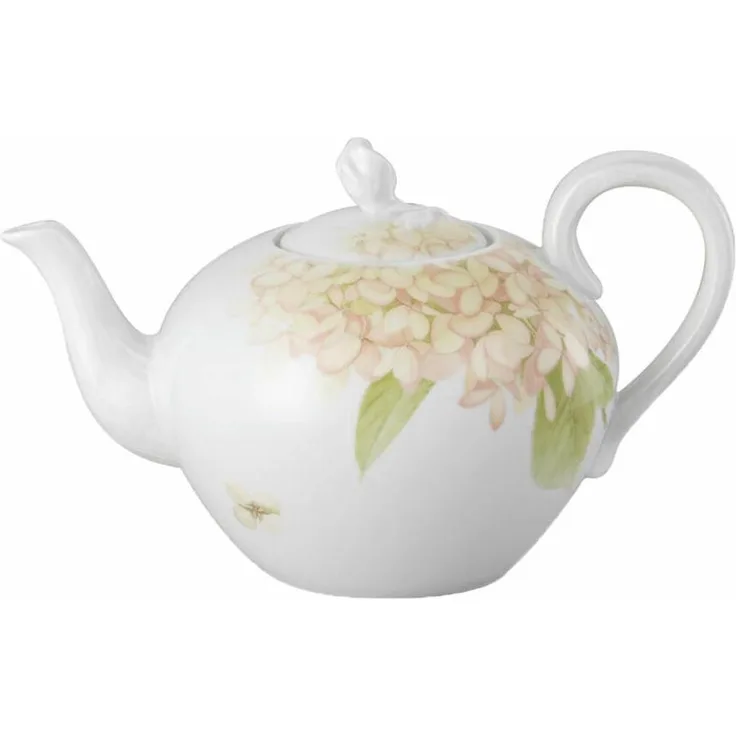 Hutschenreuther Ann Marie Teekanne, Kanne, für 6 Personen, Elisa Lime, Porzellan, Spülmaschinenfest, 1 L, 14230