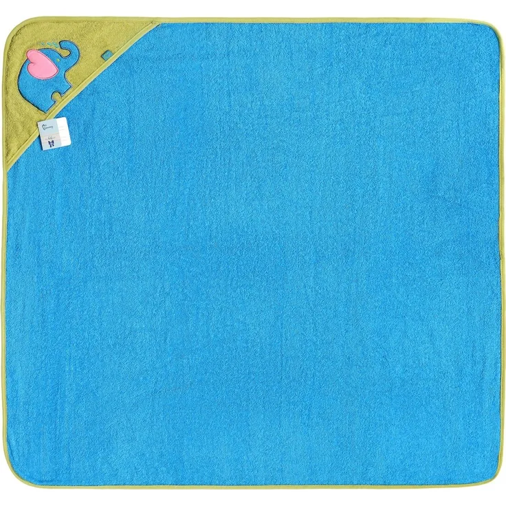 Be Mammy Handtücher Kapuzenhandtuch Babyhandtuch aus Baumwolle 100cm x 100cm BE20-240-BBL, Frottee (1-St)
