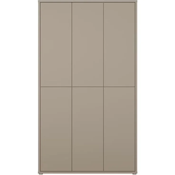 FORTE Schuhschrank Alice Springs, Schuhschrank, B/H/T 109,2/191,9/34,9 cm, 36 Paar Schuhe (B/H/T 109,2/191,9/34,9 cm) Stauraumschrank, Mehrzweckschrank, (B/H 109cm x 192cm), mit 16 Böden – Bild 3