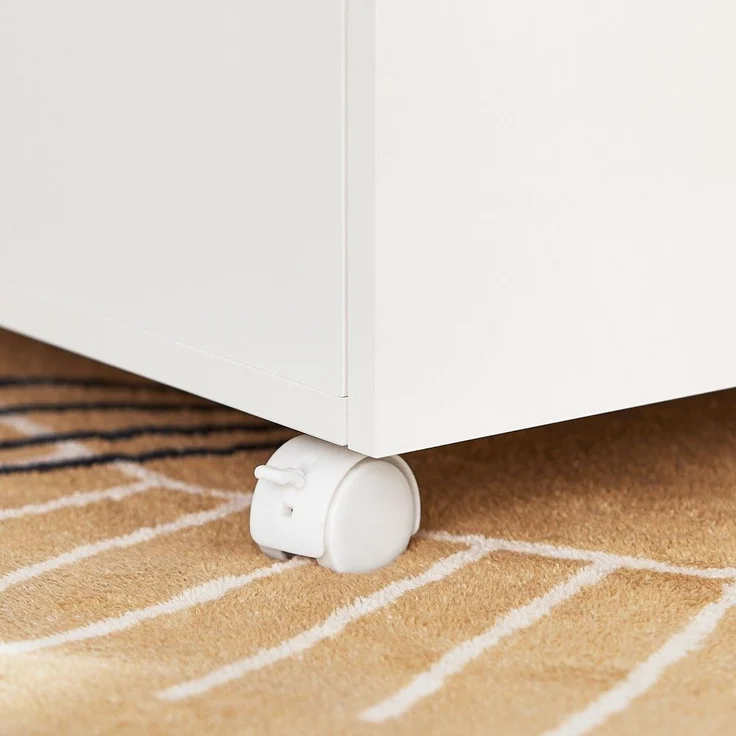 SoBuy ASK05-W Schubladenschrank Büro, MDF, Lackiert, Weiß, 45 x 59 x 45 cm – Bild 8