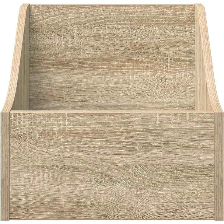 vidaXL LP Plattenbox Sonoma-Eiche 37 x 33 x 32 cm Holzwerkstoff 8012766 – Bild 4