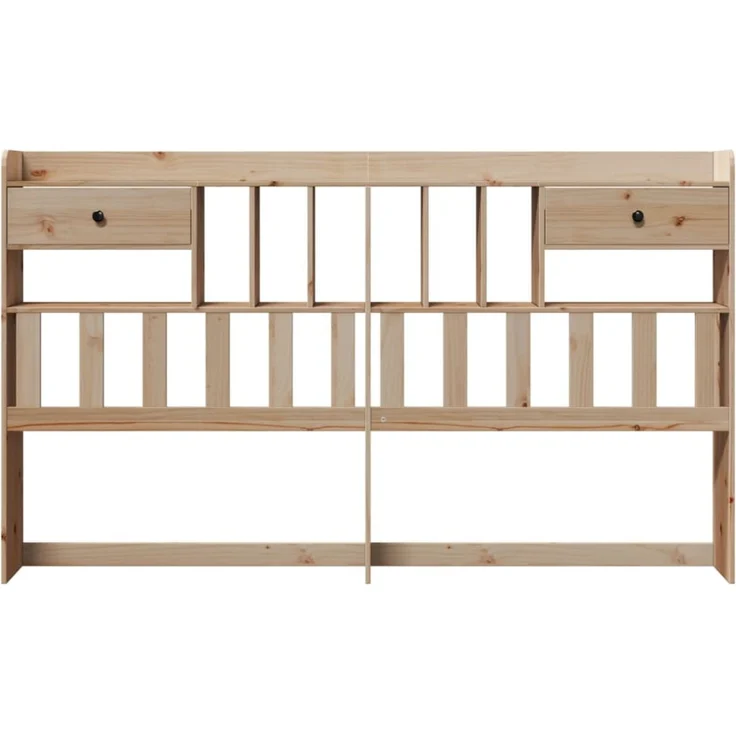 vidaXL Kopfteil mit Stauraum 180 cm Massivholz Kiefer 855502 – Bild 3