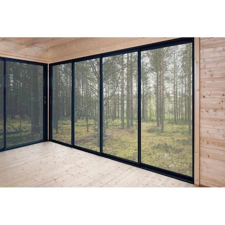 Fjordholz Gartenhaus Alu Concept 44 D Grau – Bild 2