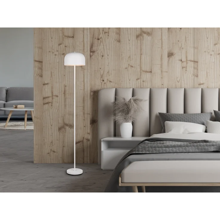 Akku Stehlampe JEFF dimmbar, per USB aufladbar, Weiß Höhe 147cm – Bild 5