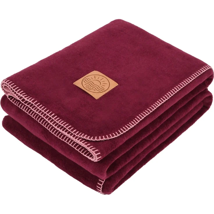Depotex Wohndecke Doubleface 150x200 cm, berry - rose