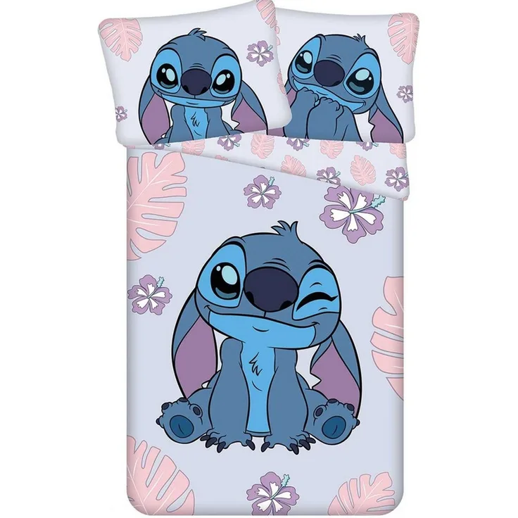Lilo and Stitch Design Kuschelige Bettwäsche Baumwolle, 140x200 cm & 70x90 cm