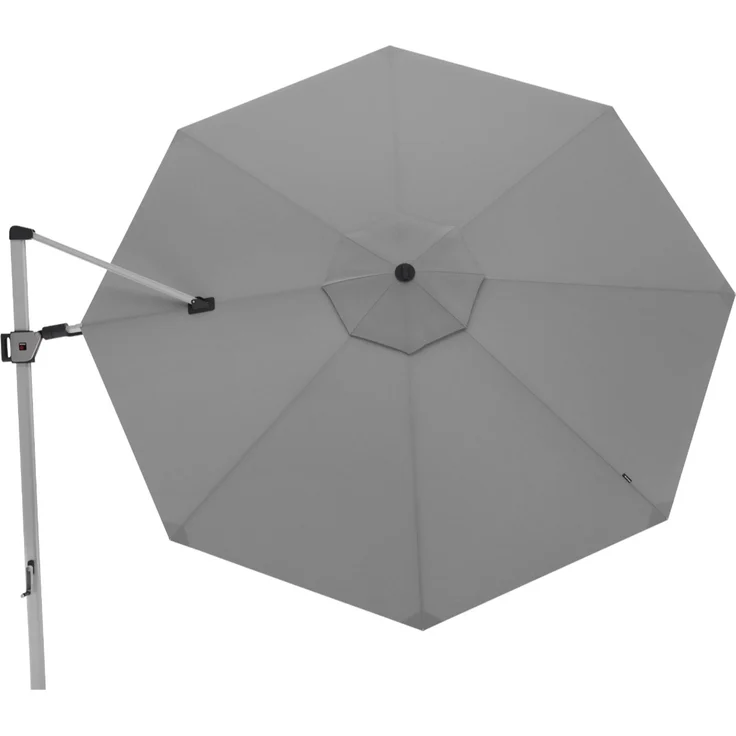 Knirps Sonnenschirm / Ampelschirm "Hyperion 340", light grey, Ø 340 cm – Bild 3
