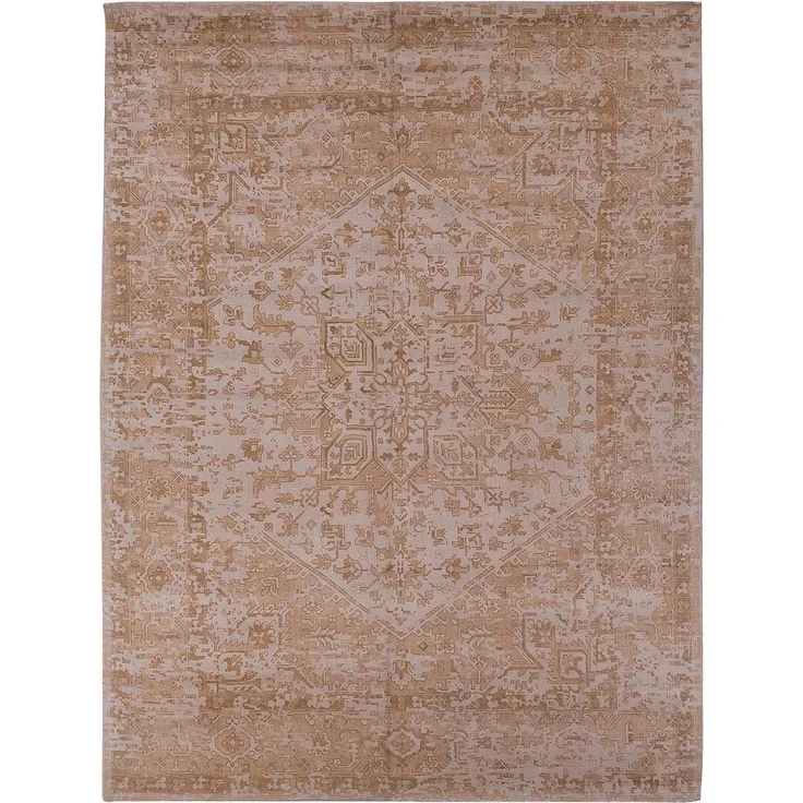 Viskose Teppich - 300 x 250 cm - gold