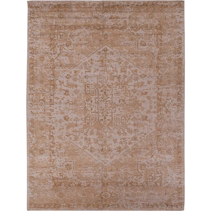 Viskose Teppich - 300 x 250 cm - gold – Bild 1