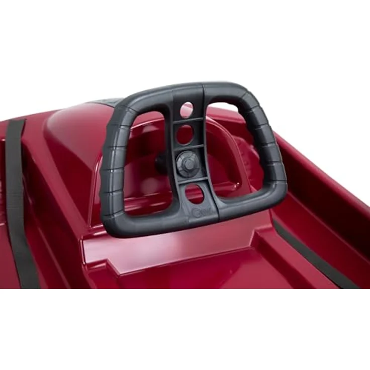 KHW | Lenkschlitten Snow Fox | Berry | 95 cm | TÜV-geprüft | inkl. Zugseil | ausgefeiltes Lenksystem | kälte- und lichtbeständiger Kunststoff | Made in Germany – Bild 5