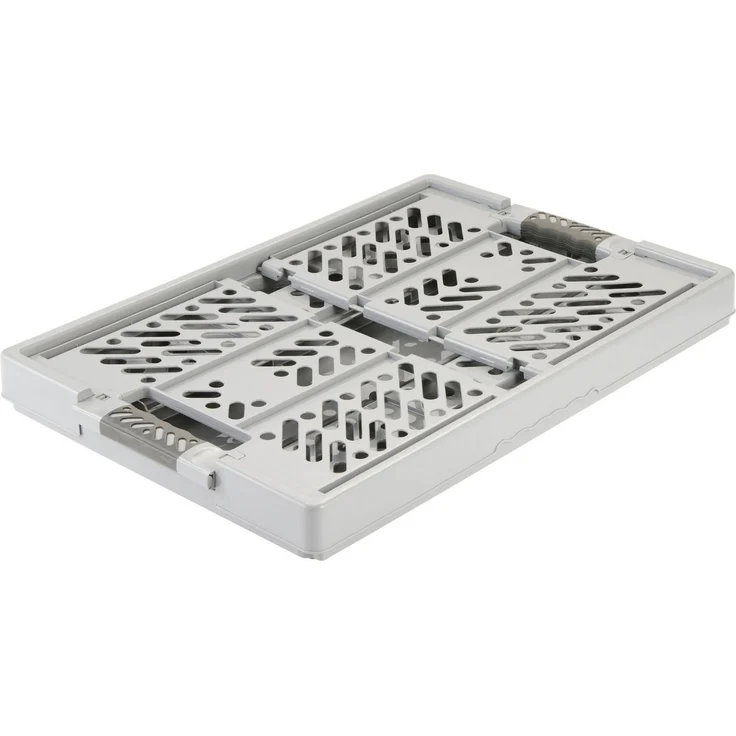 keeeper ben Stabile Profi-Klappbox mit Soft-Touch Griffen, 54 x 37 x 28 cm, 45 l, Grau (Nordic Grey) – Bild 3