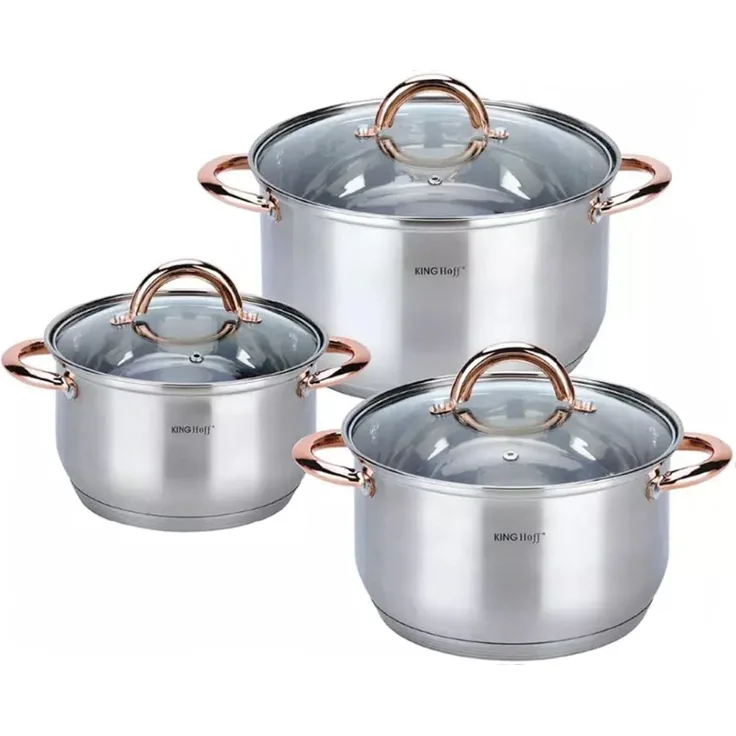 Kinghoff Kinghoff 6-teiliges Topfset 45736
