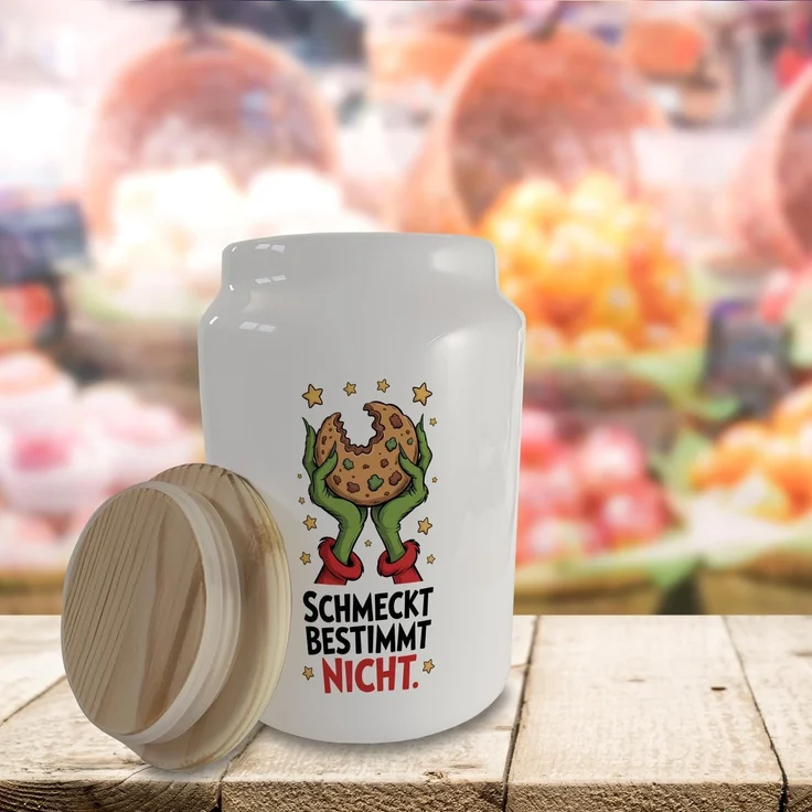 speecheese Keksdose Weihnachtsmuffel Keksdose - Schmeckt Bestimmt Nicht – Bild 3