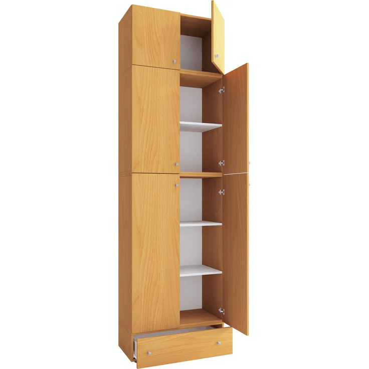 VCM Büroschrank Lona 917798 Buche H. 240 x B. 70 x T. 39 cm – Bild 2