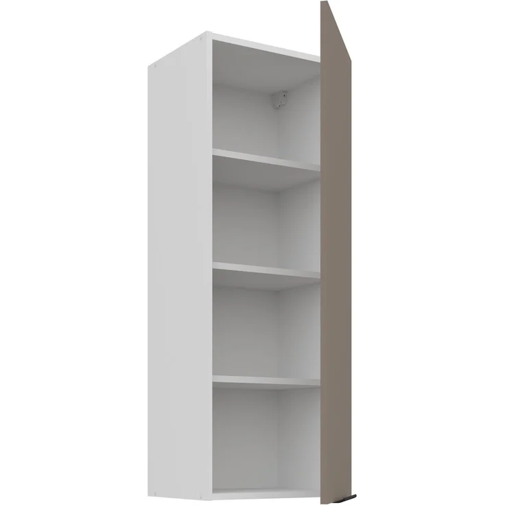 Küchen Hängeschrank 40 cm - Höhe 90 cm ARIA Sandgrau ultra matt + Weiss matt, hochwertige Fronten mit Anti Fingerprint Beschichtung Küchenzeile Küchenblock – Bild 3