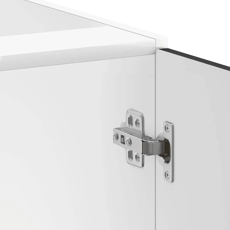 vidaXL Spülenunterschrank Lucca Schwarz Holzwerkstoff 853678 – Bild 8