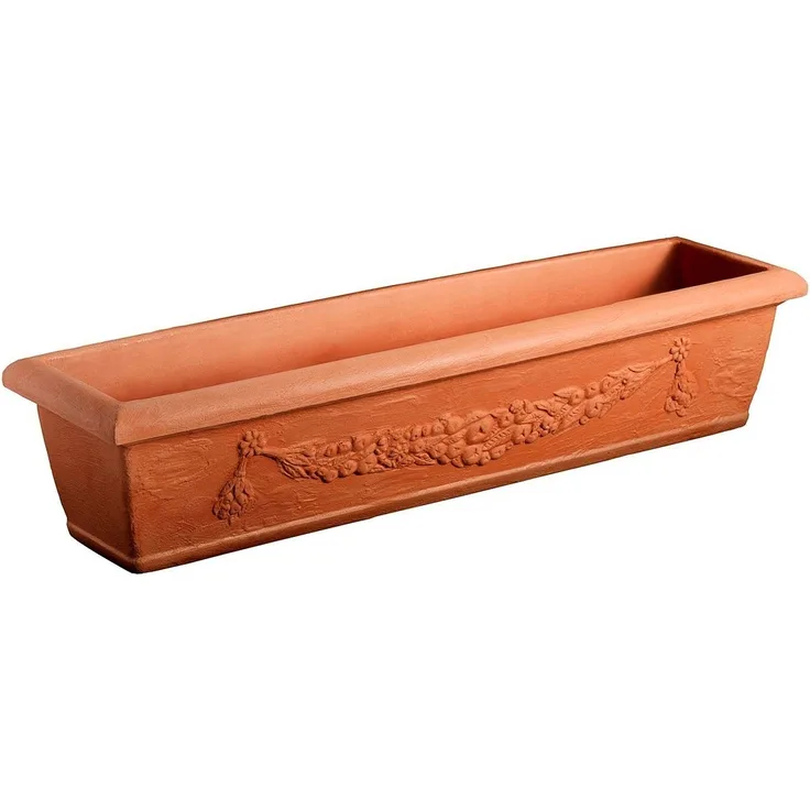 Dehner Blumenkasten Blumenkasten Firenze, 60 x 20 x 17 cm, Kunststoff