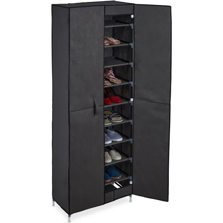 Schuhschrank Stoff 30 Paar Schuhe