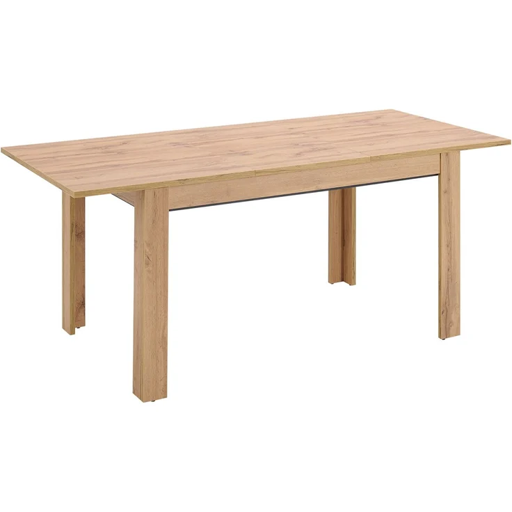 Esstisch ausziehbar 135x86 cm Wohnzimmertisch Holz Eiche Küchentisch Esszimmertisch Holztisch Tisch – Bild 8