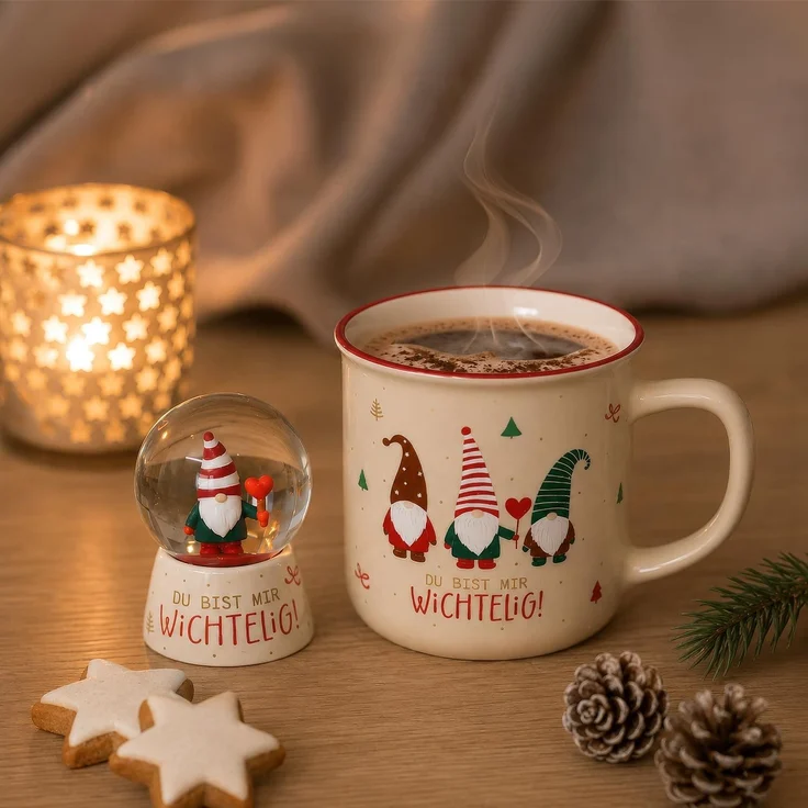 Tasse Becher 35cl Geschenk Weihnachten Adventszeit Sheepworld WICHTELIG 51214 – Bild 3