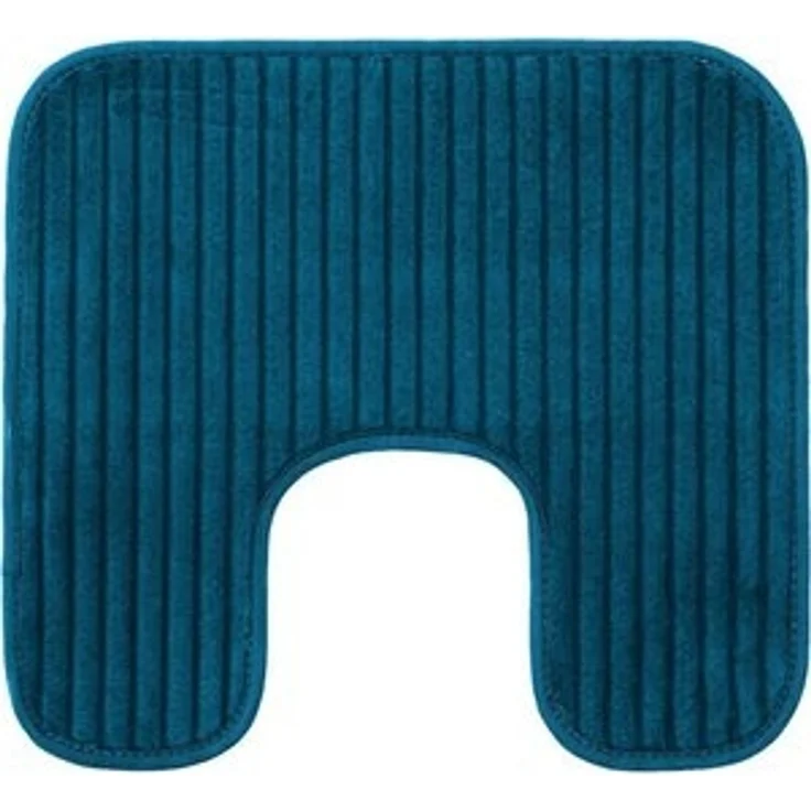Gözze Badematte Berlin, Höhe 7 mm, rutschhemmend beschichtet, fußbodenheizungsgeeignet, Polyester, rechteckig, Badteppich, Uni Farben, Cord Optik, waschbar – Bild 6