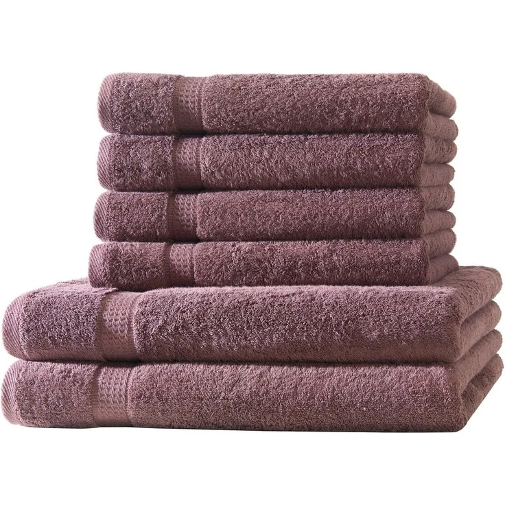Hometex Premium Textiles Handtuch in Premium Qualität 500 g/m², Feinster Frottier-Stoff 100% Baumwolle, 2x Duschtuch + 4x Handtuch, Kuschelig weich, saugfähig, Extra schwere, flauschige Hotel-Qualität – Bild 1