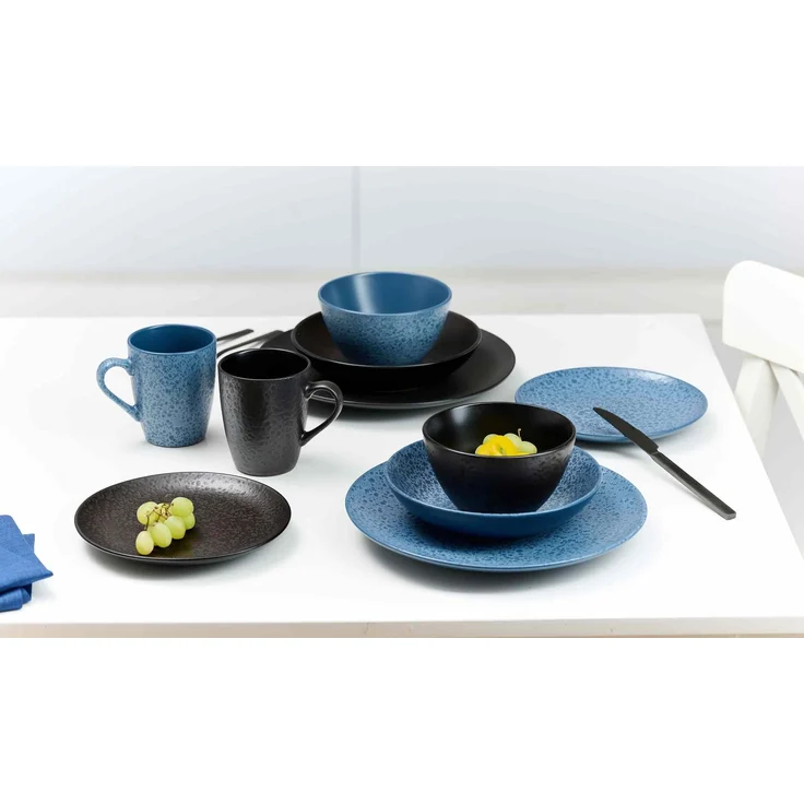 Ritzenhoff & Breker Kitwe Dessertteller ø 20 cm blau 6er Set – Bild 3
