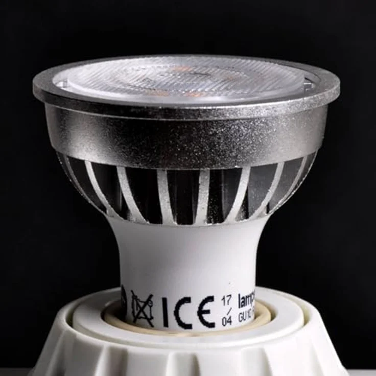 Lindby LED GU10 Lampe 5W 55°, energieeffizientes Leuchtmittel für gemütliche Beleuchtung – Bild 3