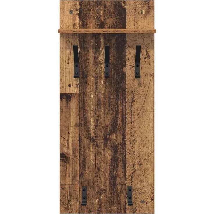 vidaXL Wandmontierter nachttisch Altholz 40 x 10 x 90 cm 874457 – Bild 5