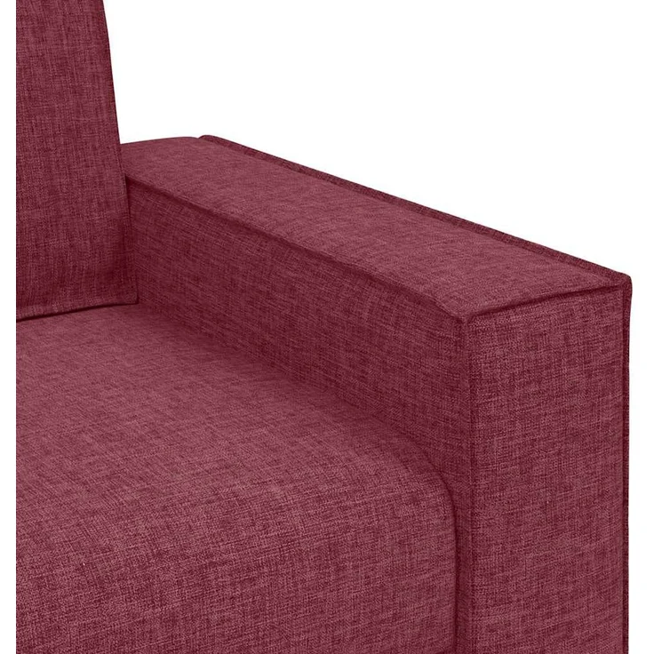 vidaXL 2-Sitzer Sofa Weinrot 160x78x84 cm Stoff 4104973 – Bild 6