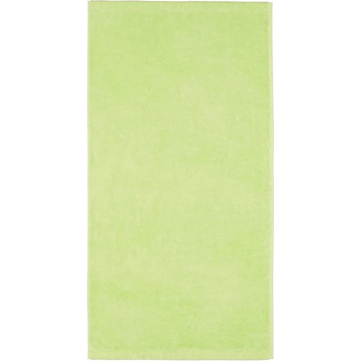 CAWÖ Handtuch - Lifestyle, Walkfrottier, Baumwolle, einfarbig Pistazie 50x100cm – Bild 2