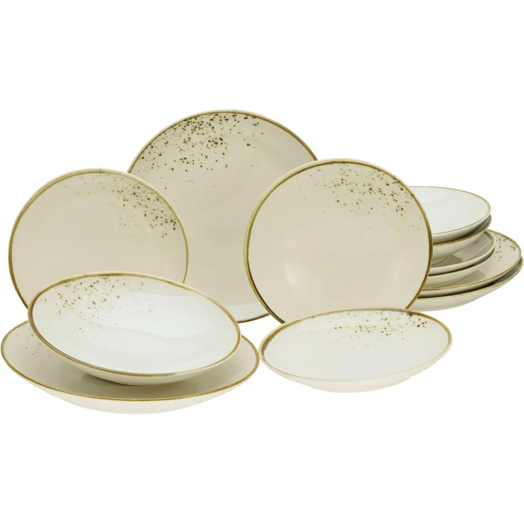 Nature Collection Natural Living, Tellerset 12-tlg – Bild 1