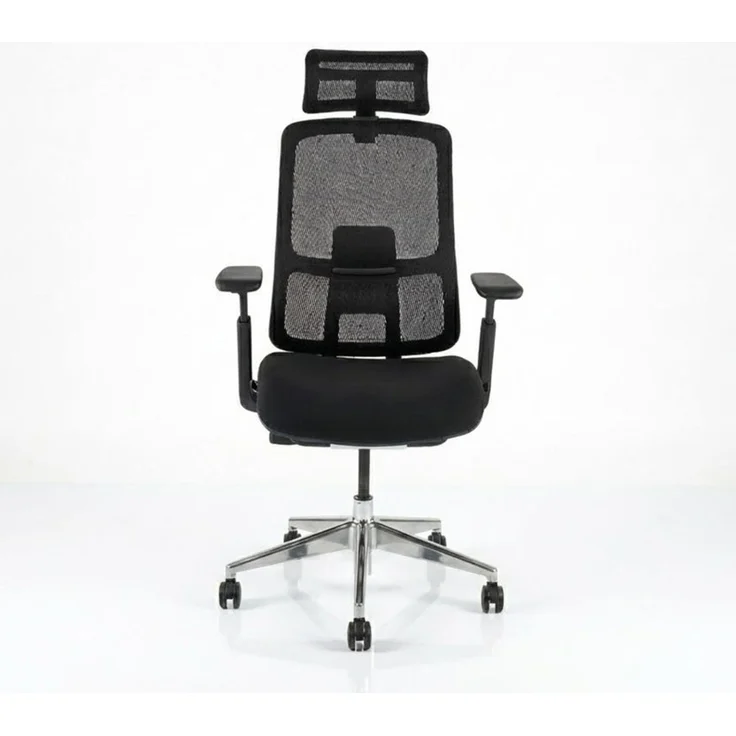 VALKENSTOL M6 POLSTER-SITZ Bürostuhl ergonomisch mit Schaumstoff Sitz - 5 Jahre Garantie - adaptive Lordosenstütze - verstellbare Sitztiefe – Bild 2