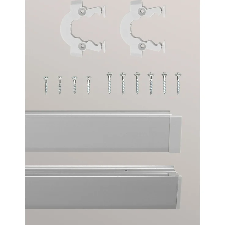 Lysel - Qualitätsdachfensterrollo abdunkelnd hellgrau Rollo geeignet für Velux Dachfenster FK06, (B x H) 49.30cm x 99.50cm in grau/hellgrau – Bild 7