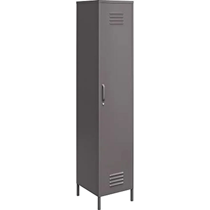 DHP Furniture Dorel Home Metallschrank Spind Grau – Bild 7