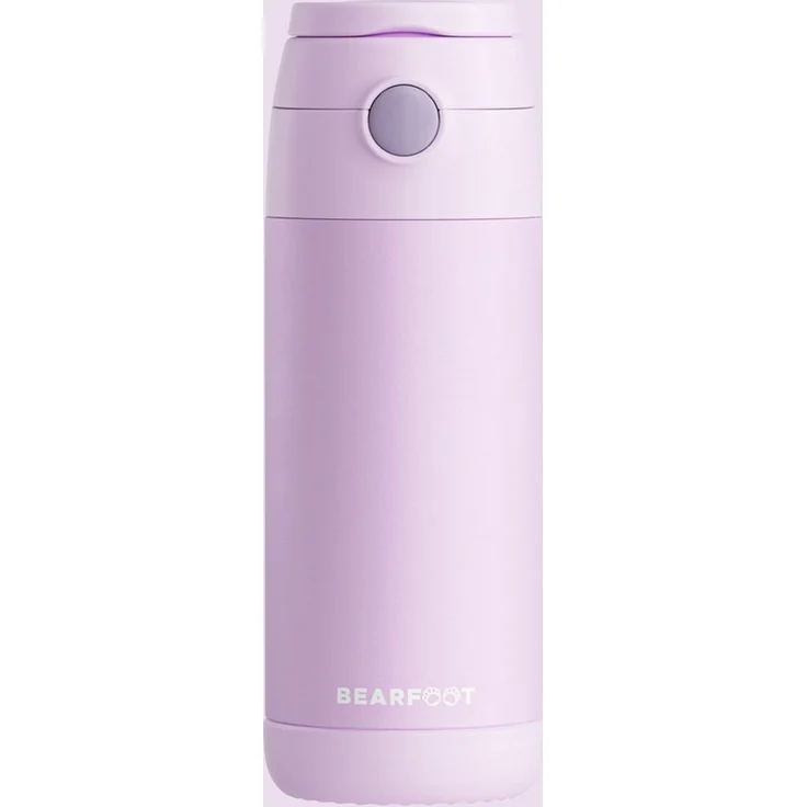BEARFOOT Trinkflasche Thermo Kinder Trinkflasche Edelstahl - lila, Thermosflasche, auslaufsicher, Edelstahl, Kinderflasche, BPA-frei – Bild 3