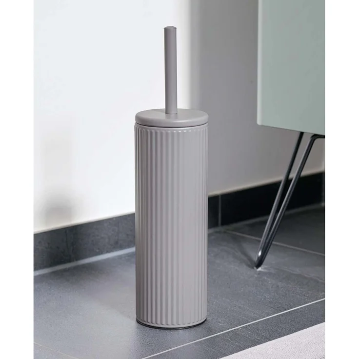 6-teiliges Badaccessoire-Set - Keramik, Grau – Bild 9