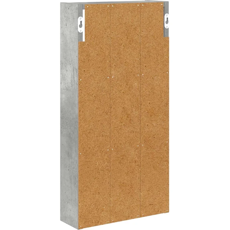 vidaXL Badezimmer-Wandschrank mit Regal Betongrau 30 x 10 x 60,5 cm 889322 – Bild 6
