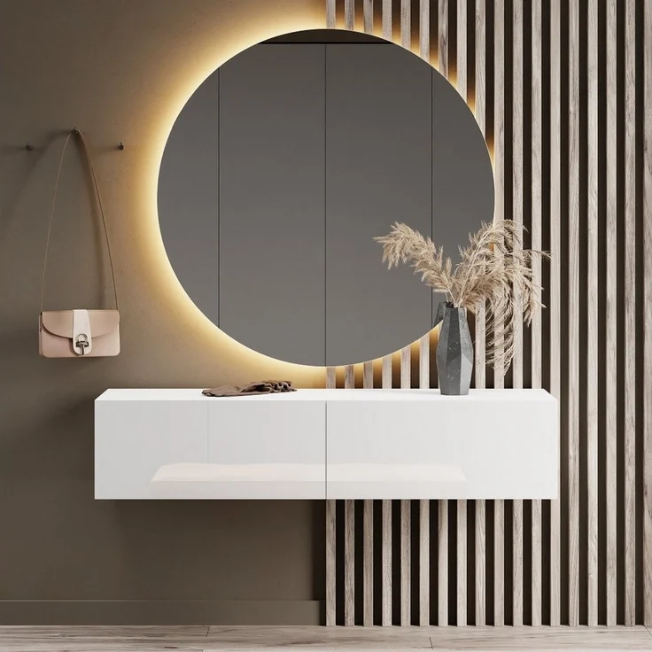 Planetmöbel Garderoben-Set Garderobenschrank Flur 140 cm, verschiedene Farben, (Garderobenschrank, Wandgarderobe hängend oder stehend), in verschiedenen Farben – Bild 1