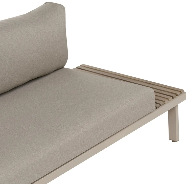 Gartensofa 3-Sitzer FIVIZZANO Akazienholz Beige – Bild 7