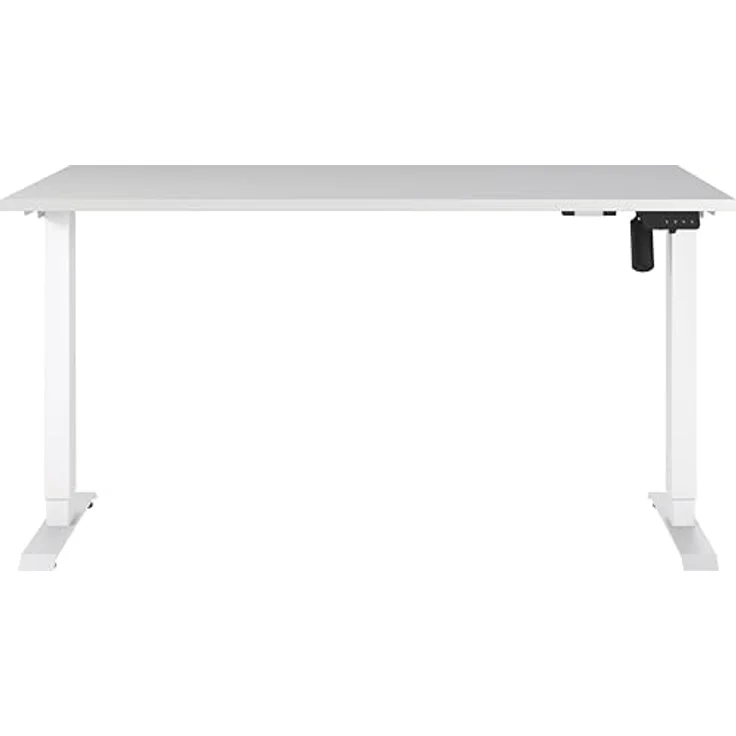 Germania Schreibtisch 8023-642, in Lichtgrau/Weiß, elektr. höhenverstellbar, 140 x 119 x 80 cm (BxHxT) – Bild 4