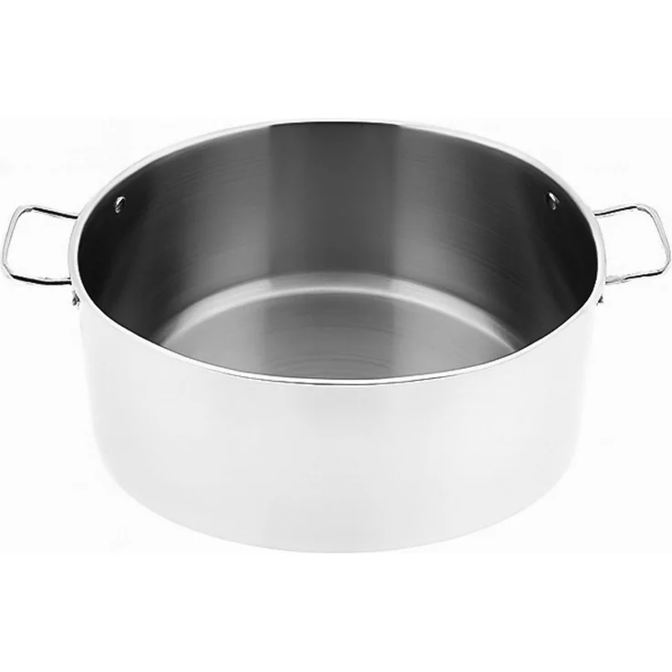 Vitalia 6-teiliges Edelstahl-Kochtopfset - 3 Töpfe mit Deckel, 11/13/16 L – Bild 5