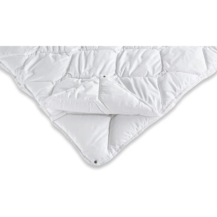 Badenia Trendline 4-Jahreszeiten-Steppbett Micro weiß 135 x 200 cm Bettdecke – Bild 2