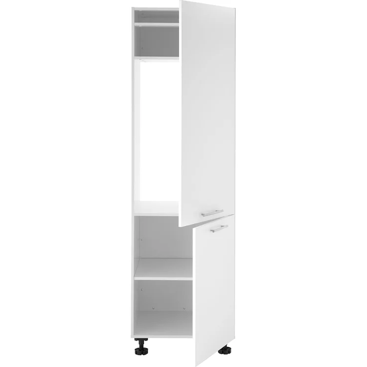 Kühlumbauschrank >LAUNDREEZY< in weiß, Holzwerkstoff - 60x200x68cm (BxHxT) – Bild 4