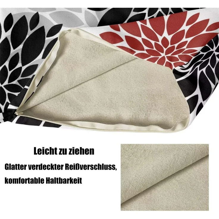 Diwzbyn Kissenbezug Moderne Abstrakte Kissen Kissenhülle(2 Stück),45x45cm – Bild 4