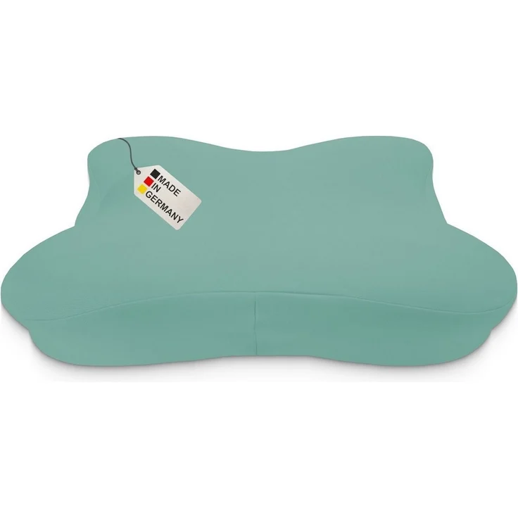 DUKAL Kissenbezug Derila (Ergo) Memory Foam Kissen, 100% Baumwolle, (1 Stück), aus hochwertigem Doppel-Jersey, mit Spannumrandung, Made in Germany