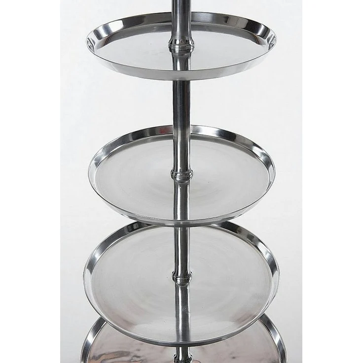Koopman Etagere Servierständer XXL 170 cm Design Tortenständer Dekoration, Aluminium, (1-tlg), XXL, Aluminium Guss, 5 Etagen, bis 12 Kg belastbar, Gewicht 13 Kg – Bild 3